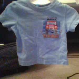 light blue leo and luna tee for 18 MO